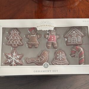 Wondershop Festive Brown and Red Ornament Collection